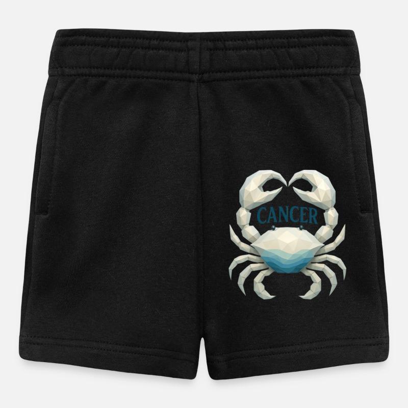 Krebs Sternzeichen - Astrologie - Baby Shorts - Schwarz