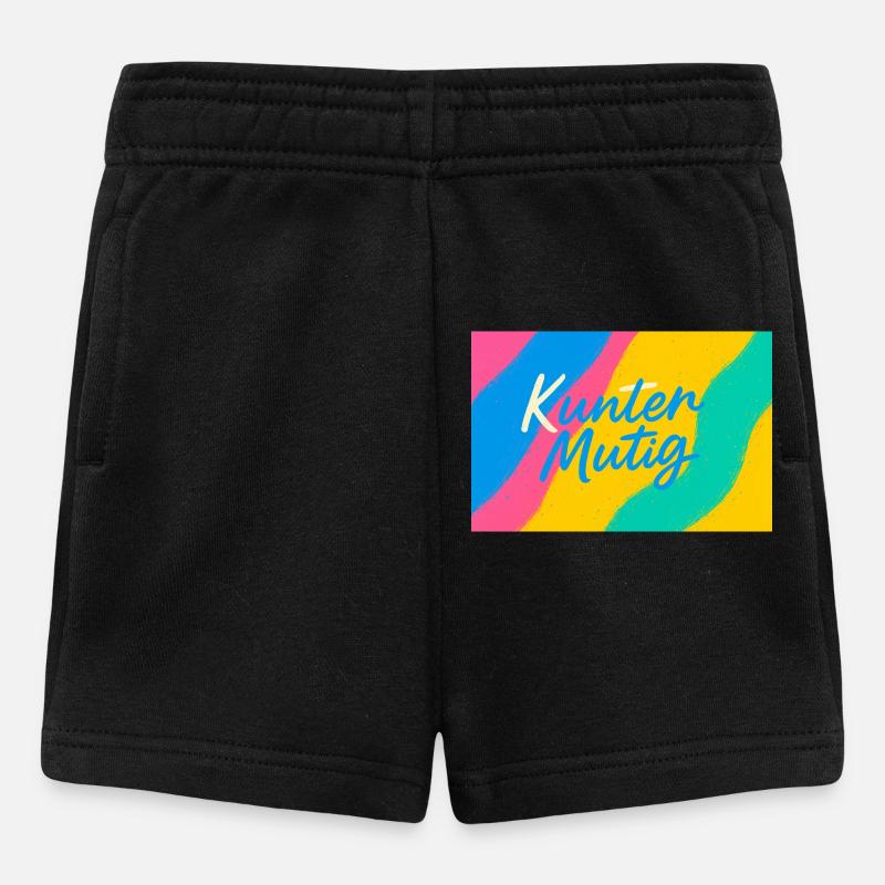 Kunter Courageous Color Explosion - Baby Shorts - black