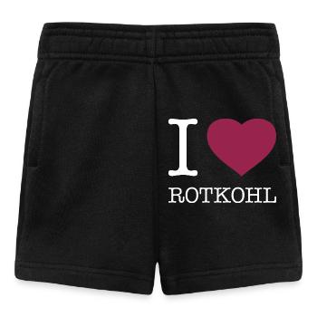 J’adore le chou rouge - Short Bébé - noir - Devant