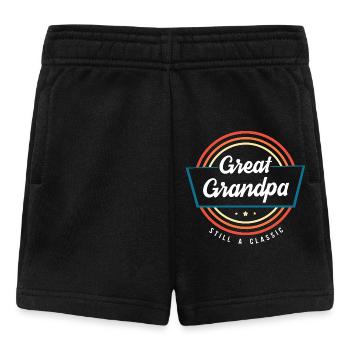 Opa Großvater Enkel Enkelkind Opi - Baby Shorts - Schwarz - Vorne
