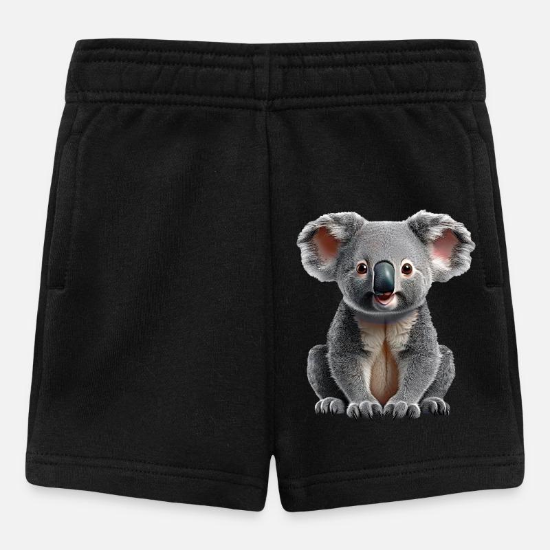 Koala - Baby Shorts - Schwarz