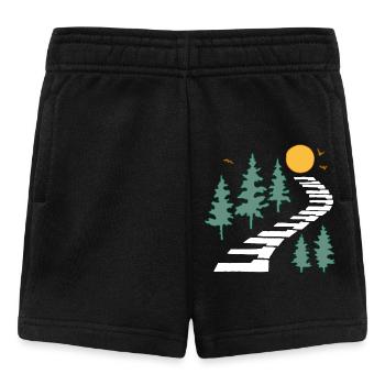 Der musikalische Weg - Baby Shorts - Schwarz - Vorne