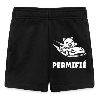 Humour permis de conduire - Short Bébé - noir - Devant