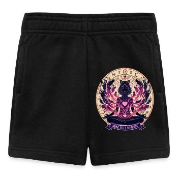 My Soul Purrs - Mystic Cat - Baby Shorts - black - Front