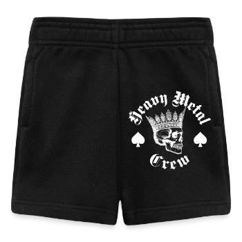 König der Metall Schädelkrone - Baby Shorts - Schwarz - Vorne
