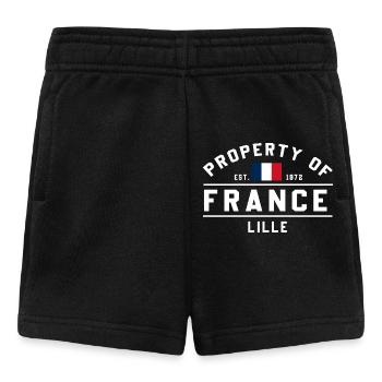 French Flag Small Design - Baby Shorts - black - Front