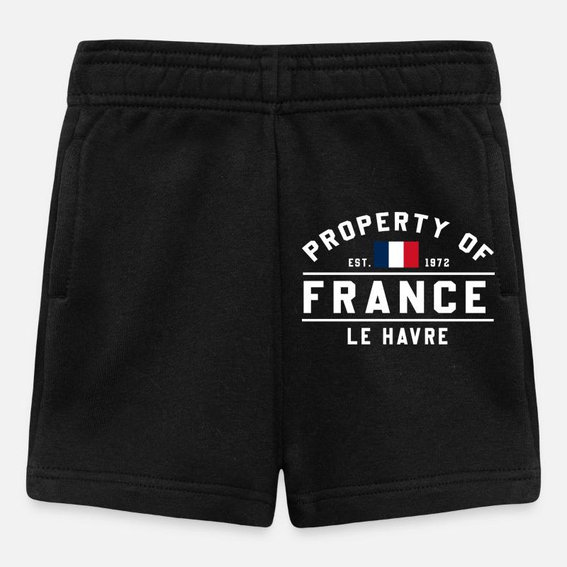 De France Le Havre Marque - Short Bébé - noir