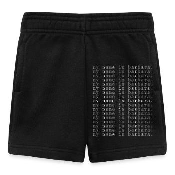 My name is Barbara - Baby Shorts - black - Front