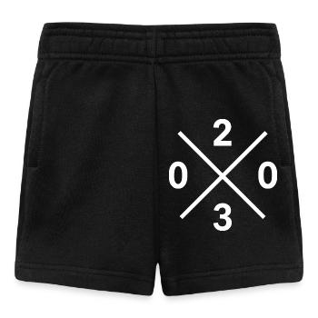 Area Code 0203 Duisburg Ruhrpott Merch Mug Bag - Baby Shorts - black - Front