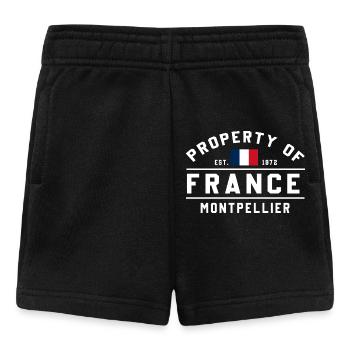 French flag Montpellier - Baby Shorts - black - Front