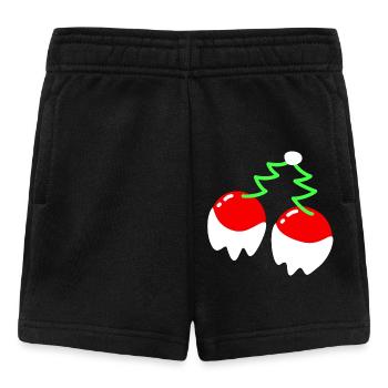 Kirsche – Weihnachten - Baby Shorts - Schwarz - Vorne