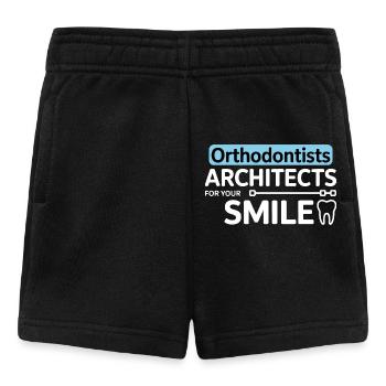 Orthodontistes Architectes Pour Votre Sourire Vêtements - Short Bébé - noir - Devant