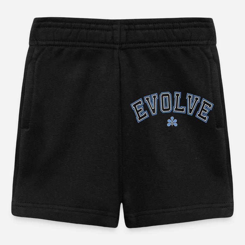 Style urbain épuré vintage / Style universitaire - Short Bébé - noir