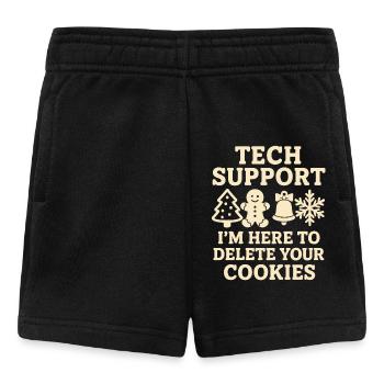 Tech Support I'm Here To Delete Your Cookies - Baby Shorts - Schwarz - Vorne