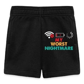 Mon pire cauchemar Amateur de jeux vidéo Gamer - Short Bébé - noir - Devant