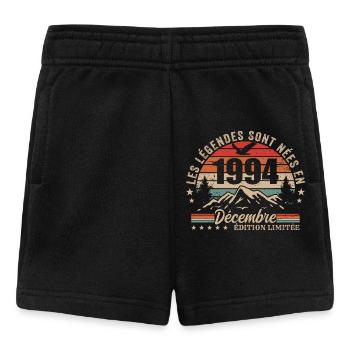 Rétro Décembre 1994 - Cadeau 31 Ans - Short Bébé - noir - Devant