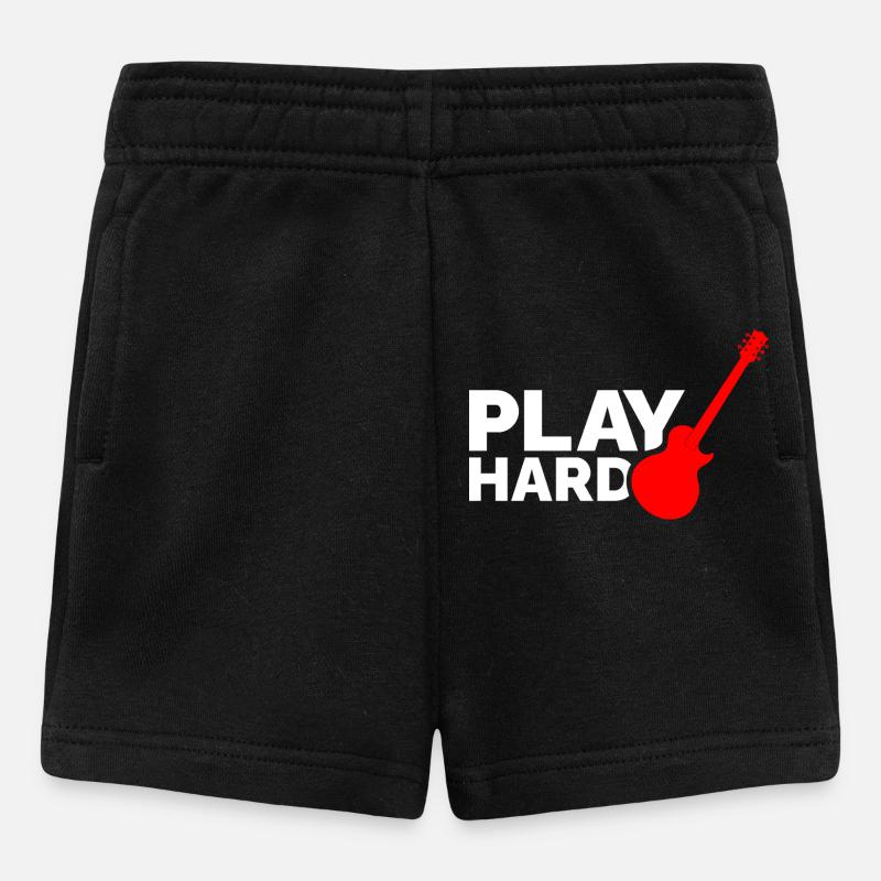 Play Hard - Baby Shorts - Schwarz