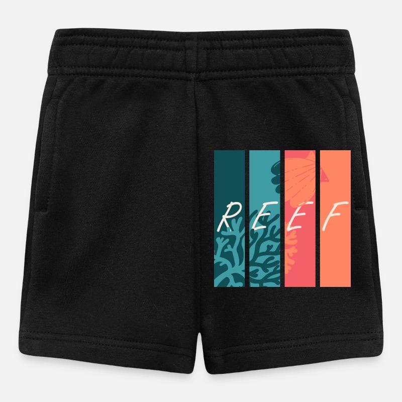 Reef Vibes - Short Bébé - noir