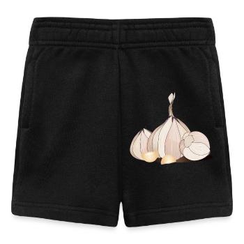 Dessin à l’ail avec tubercules et gousses fines - Short Bébé - noir - Devant