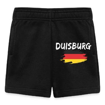 Duisburg Germany Flag - Baby Shorts - black - Front