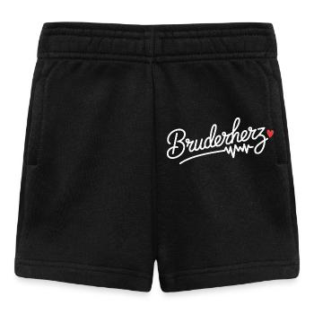 Bruderherz Brüder Großer Bro Spruch Kleiner Bruder - Baby Shorts - Schwarz - Vorne