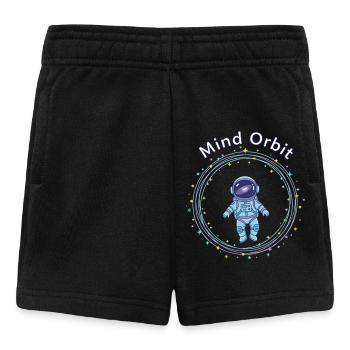 Astronaute en orbite de pensée - Short Bébé - noir - Devant