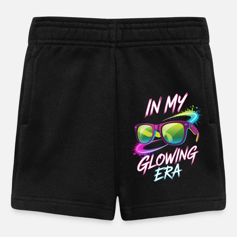 À mon époque lumineuse lunettes de soleil rétro - Short Bébé - noir