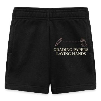 Christian Teacher, Faith-Based - Baby Shorts - black - Front