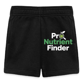 Diététiste certifiée en nutrition - Short Bébé - noir - Devant