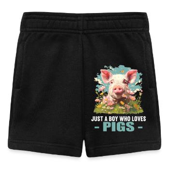 Cochon Cochon - Short Bébé - noir - Devant