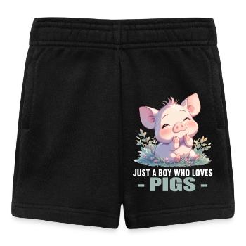 Cochon Cochon - Short Bébé - noir - Devant
