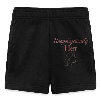 Eleganter Femininer Lebensstil, Sanfte - Baby Shorts - Schwarz - Vorne
