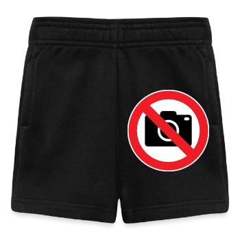 Fotografieren verboten, Verbotszeichen - Baby Shorts - Schwarz - Vorne