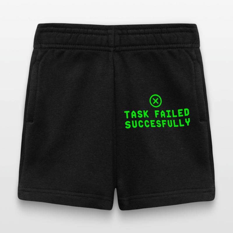 Task Failed Successfully IT Paradoxon Baby Shorts