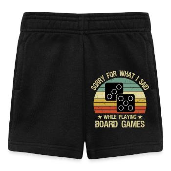 Funny Board Game Quote Board Gamer Player - Baby Shorts - black - Front