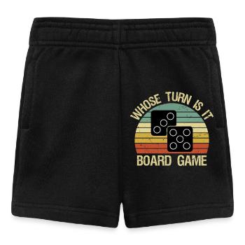 Whose Turn Is It Board Game Strategy Competitive - Baby Shorts - black - Front