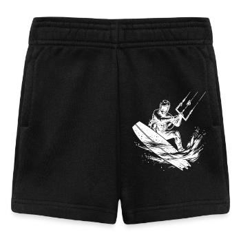 Kite surfing, seawater, wind, riding fun - Baby Shorts - black - Front