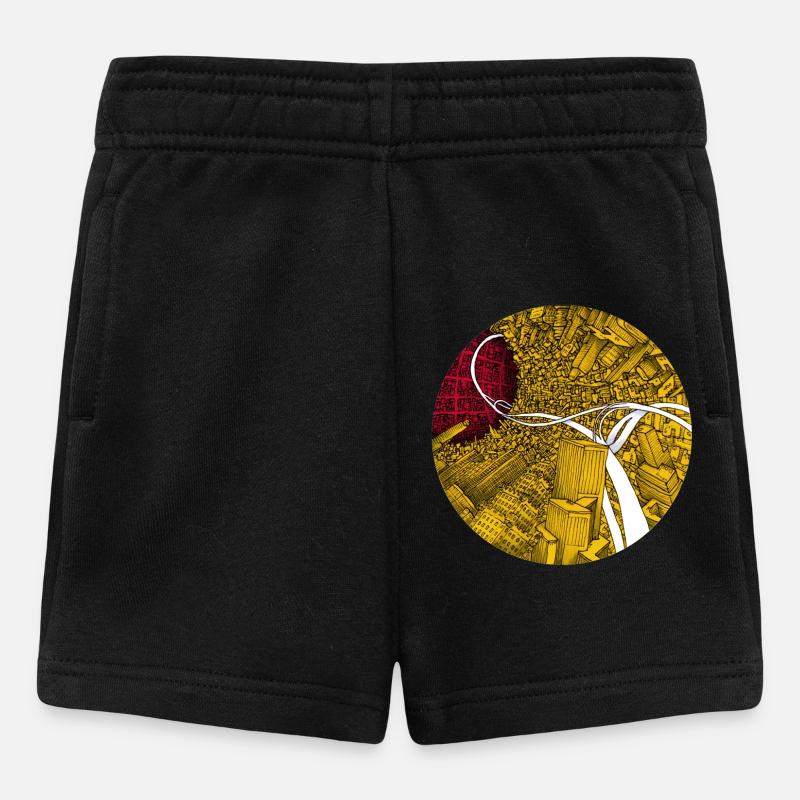 Spaghetti Highway - Baby Shorts - Schwarz