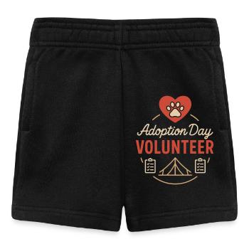 Jour de l’adoption Refuge pour animaux de sauvetage - Short Bébé - noir - Devant