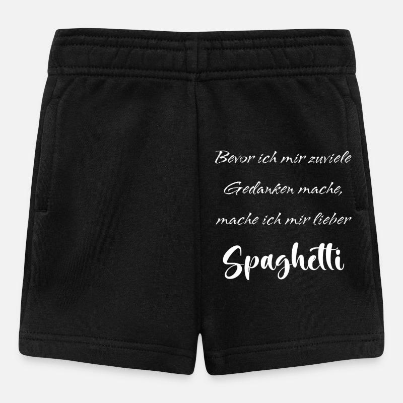 Thought spaghetti - Baby Shorts - black