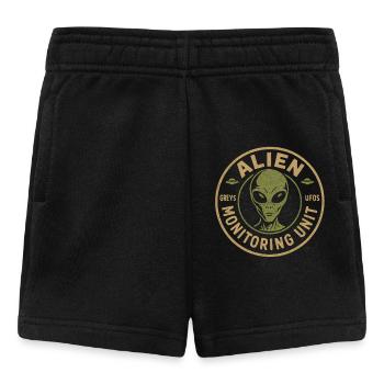 Alien Surveillance Unit Funny Myth - Baby Shorts - black - Front