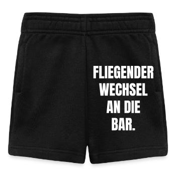 Fliegender Wechsel an die Bar! - Baby Shorts - Schwarz - Vorne