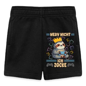 nerv nicht ich zocke - Baby Shorts - Schwarz - Vorne