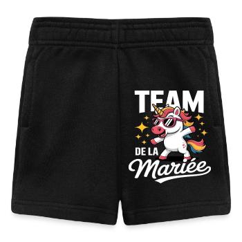 Brautteam Humor Junggesellinnenabschied Einhorngeschenk - Baby Shorts - Schwarz - Vorne