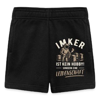 Beekeeper | Not a hobby but a passion - Baby Shorts - black - Front