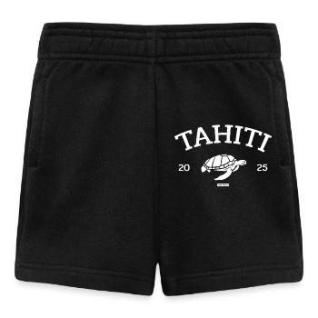 Tahiti - Turtle - French Polynesia - Schildkröte - Baby Shorts - black - Front