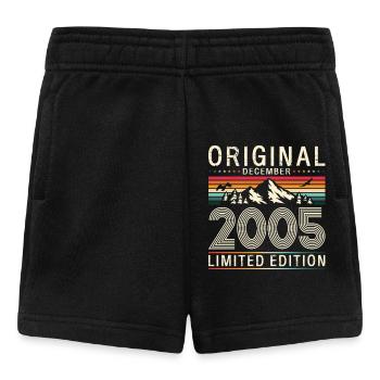 20. Geburtstag Original Dezember Jahrgang 2005 - Baby Shorts - Schwarz - Vorne
