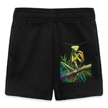 Gottesanbeterinnen Gottesanbeterin - Baby Shorts - Schwarz - Vorne