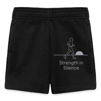 Introverted training, Calm - Baby Shorts - black - Front