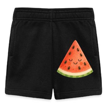Melon Fruit de Kawaii Summer Melon Baby - Short Bébé - noir - Devant